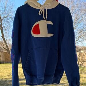 Champion X Timberland Pullover Hoodie Sz M